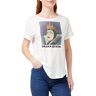 Disney Damen Snow White Drama Queen T Shirt, Weiß (Weiß Weiß), S EU