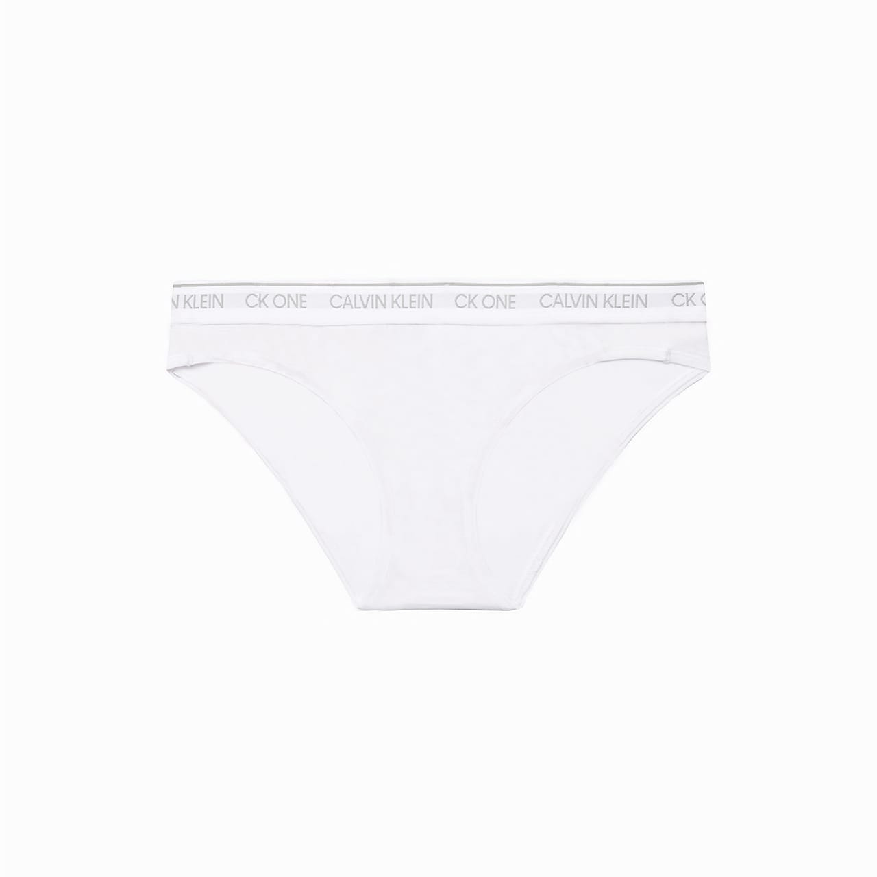 CALVIN KLEIN Biele nohavičky CK One Cotton Launch Bikini – XS