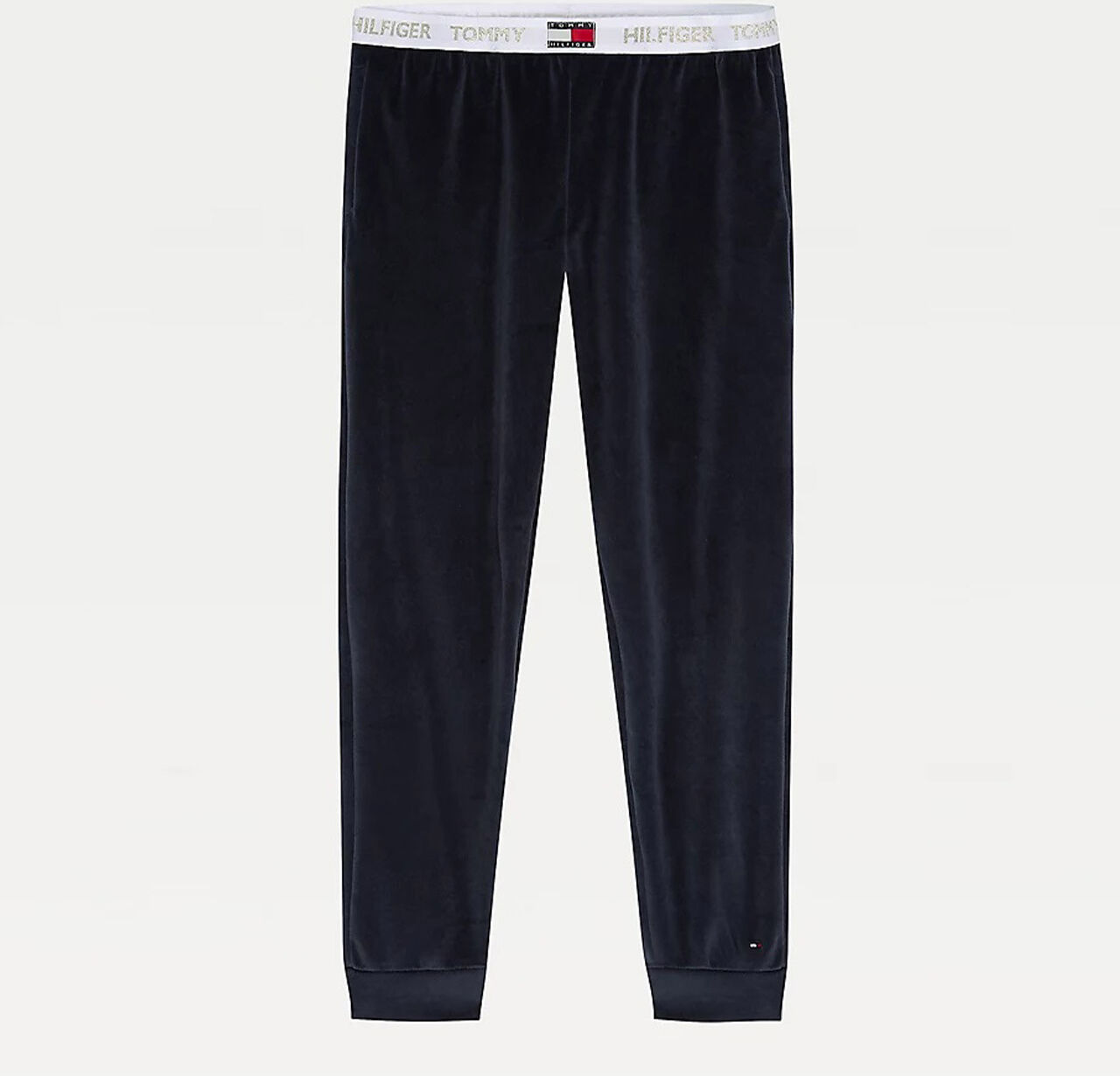 TOMMY HILFIGER Zamatové tepláky Tommy 85 Holiday Track Pant Velour – M