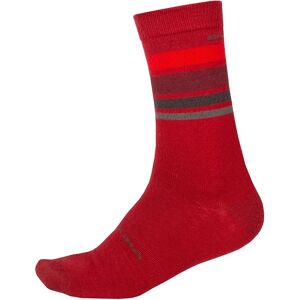 Endura BaaBaa Merino Stripe Winter Cycling Socks Winter Socks, for men, size S-M, MTB socks, Cycling clothing