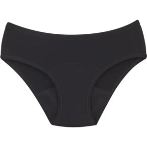 Snuggs Period Underwear Classic: Medium Flow Black cloth period knickers for moderate periods size XS 1 pc