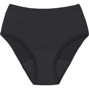 Snuggs Period Underwear Hugger: Extra Heavy Flow Black cloth period knickers for heavy periods size L Black 1 pc