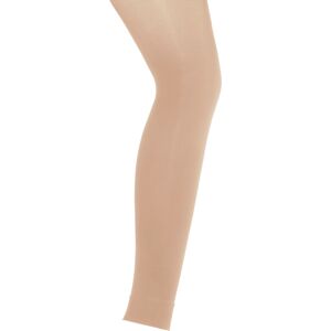 (Small (4ft11”-5ft4”), Tan) Silky Womens/Ladies Dance Footless Ballet Tights (1