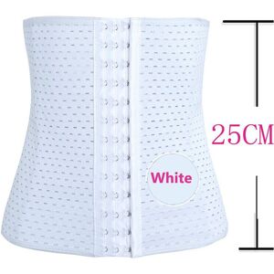 Unbranded (White, XL) Corset Body Shaper Women Underbust Slimming Waist Trainer Shapewear