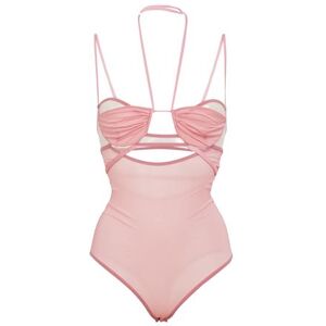 NENSI DOJAKA Lingerie Bodysuit Women - Pastel Pink - Xs