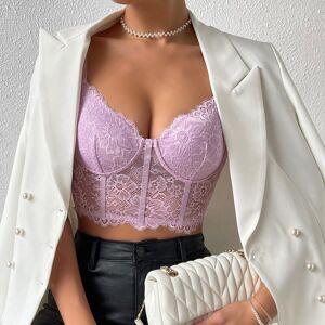 S Star New Women's Fashion Sexy Lace Bottom Shirt Perspective Corset Lingerie