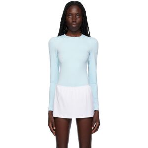 Wolford Blue Aurora Bodysuit  - 5713 ICE - Size: Small - female