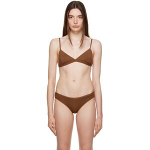 Baserange Brown Mississippi Bra  - Ocular - Size: Extra Small - female