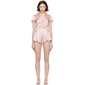 Agent Provocateur Pink Princey Bodysuit  - 681000 BABY - Size: UK 12 - female