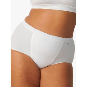 Sloggi Control Maxi Briefs, Pack of 2 - White - Female - Size: 18