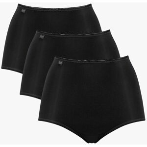 Sloggi 24/7 Microfibre Maxi Briefs, Pack of 3 - Black - Female - Size: 16