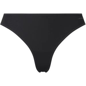 Calvin Klein Sheer Marquisette Thong, Black - Black - Female - Size: M