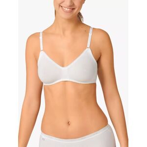 Sloggi Basic+ Non-Wired Bra, White - White - Female - Size: 34C