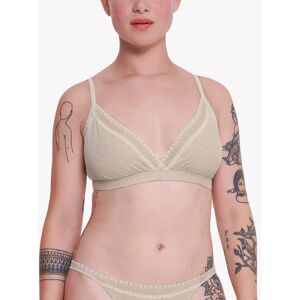 Sloggi GO Ribbed Everyday Bralette - Grey - Female - Size: L