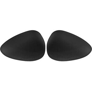 CHICTRY Unisex Solid Color Sponge Shoulder Pads Gel Shoulder Push-Up Pads Anti-Slip Narrow Shoulder Enhancer Sewing Cushion Black-1.5cm thick One Size