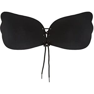 Ann Summers Lace-Up Stick On Bra Black