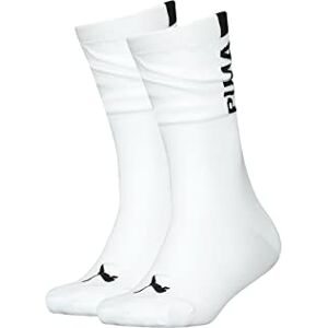 Stichd Bv PUMA Women's Slouch Socks Hosiery, weiß/Schwarz, 2.5/5