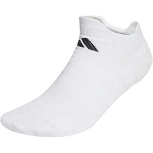 adidas Unisex Tennis Low-Cut Cushioned Socks 1 Pair, White/Black, 6.5-8