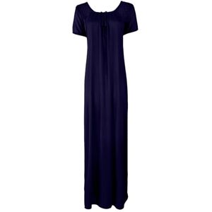 The Orange Tags Womens Nightwear Nightdresses & Nightshirts Plus Size Long Nighty 8-34 (L, Navy)