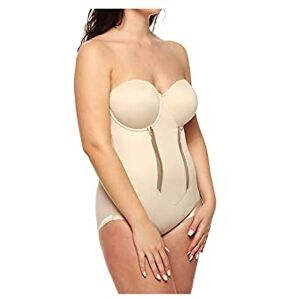 Maidenform Flexees Women's Shapewear Body Briefer, Beige, 34D