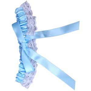 PACKOVE 1pc Stretch Prom Garters Blue Accessories Belt Bride Sash Classic Leg Ornament Bride Garters for Bride Decor Leg Band for Bride Wedding