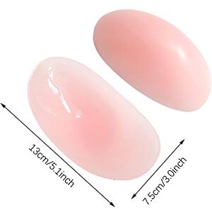 Generic Pair 1 Enhancer Soft Cushion -Slip Pads Self- Shoulder Beauty Tools Portable Beauty Equipment (Pink, One Size)