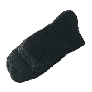 biJerou Docks Women Home Men Boy Soft Bed Floor Socks Fluffy Warm Winter Color Size 11 Socks Women (Black, One Size)