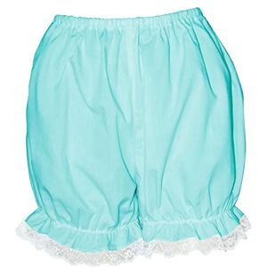 Fargo Trading Ltd Victorian/Edwardian Bloomers - Pantaloons with Lace Trim Fancy Dress Sissy Knickers (Blue, Extra Large)