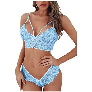 One-Piece Push Up Lingerie Sets Women's Lingerie Sets for Women Babydoll Lace Push Up Lingerie Sets One Piece Lingerie Underwear One Piece Lace Body Lingerie Suits, blue, S