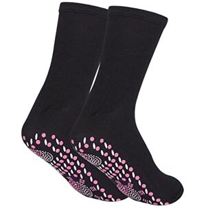 Generic Self Heating Socks,Non Slip Slimming Health Sock Thermotherapeutic Socks Winter Anti Freezing Socks for Women Man Relieve Feet, Black