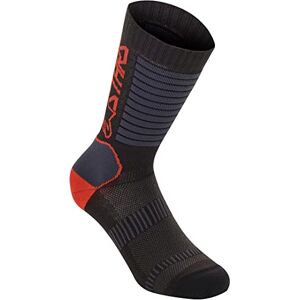 ALPINESTAR Unisex Alpinestars Paragon Lite Socks 19 Clothing, Black/Bright Red, L UK