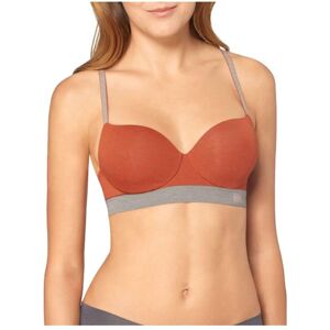 Sloggi Womens Women Move Flow Padded Sports Bra - Orange Lyocell/polyester - Size 32dd