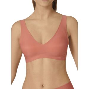 Sloggi Womens Zero Feel Bralette - Pink Polyamide - Size Small