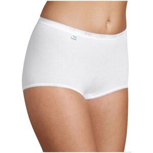 Sloggi Womens Basic+ Maxi Briefs 4 Pack - White Cotton - Size 6xl