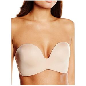 Wonderbra Womens Ultimate Strapless Bra - Beige Polyamide/polyester - Size 34dd