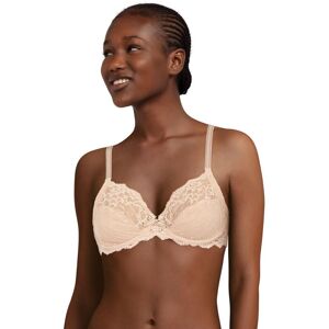 Chantelle Womens C32810 Rive Gauche Full Coverage Bra - Beige Cotton - Size 38g