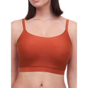 Chantelle Womens Softstretch Padded Bralette - Orange Polyamide - Size Xl/2xl