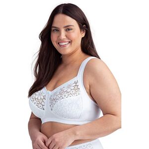 Miss Mary of Sweden Miss Mary Cotton Bloom Bra White 34E