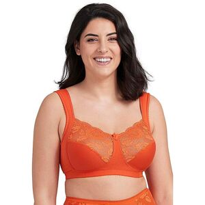 Miss Mary of Sweden Miss Mary Lovely Lace Non Wired Bra Orange 44D