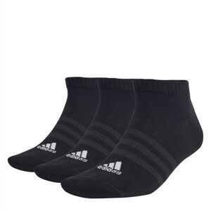 adidas Thin and Light Sportswear Low Cut Socks 3 Pair Juniors Black/White 4.5-5.5 unisex
