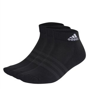 adidas Cushioned Sportswear Ankle Socks 3 Pair Juniors Black 4.5 - 5.5 unisex