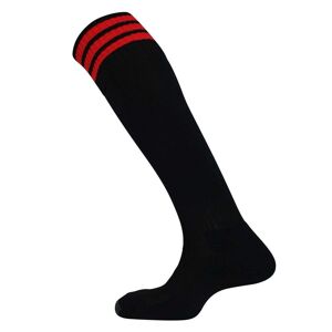 Prostar Mercury 3 Stripe Sock - Black/Scarlet