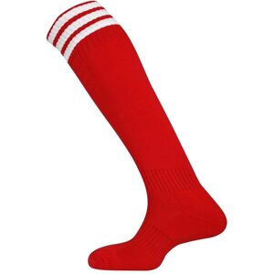 Prostar Mercury 3 Stripe Sock - Scarlet/White