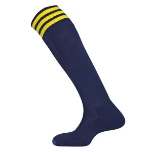Prostar Mercury 3 Stripe Sock - Navy/Yellow