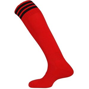 Prostar Mercury 3 Stripe Sock - Scarlet-Black