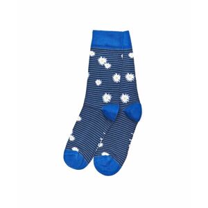 Blue Ladies Daisy Print Ankle Socks   Kenai Moshulu