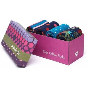 Multi Ladies' Patterned Sock Box   Very Vivid Sock Box Moshulu