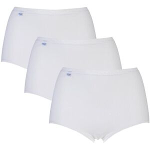 3 Pack White Basic Maxi Briefs Ladies 26 Ladies - Sloggi  - White - Size: UK 26