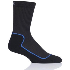 1 Pair Black UpHillSport Kevo Jr Trekking 4 Layer M4 Socks Kids Unisex 2.5-3.5 Kids (9-12 Years) - Uphill Sport  - Black - Size: 2.5-3.5 Kids