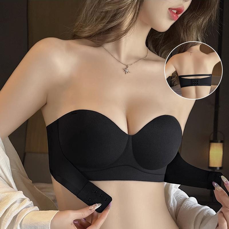 ALL FOR FANS UNDERWEAR Strapless Bra Push Up Bras Women Seamless Invisible Brassiere Non Slip Bralette Sexy Lingerie 32-38AB Cup